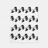 Vliegtuigbak, klein, 30 x 40 inch fleece deken (Voorkant)