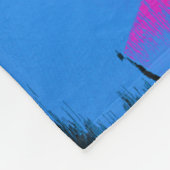 Vliegtuigbak met hoge luchtstunt fleece deken (Hoek)