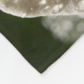 Vliegtuigbak/Roos Fleece Deken (Hoek)