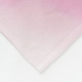 Vliegtuigbak/Roos Fleece Deken (Hoek)