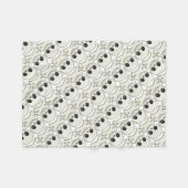 Vliegtuigbak/schedels Fleece Deken (Voorkant (Horizontaal))
