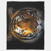 Vliegtuigbak/tijger Fleece Deken (Voorkant)