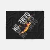 Vliegtuigbak voor game aan (Hockey) Fleece Deken (Voorkant (Horizontaal))