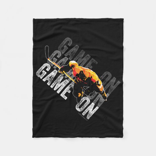 Vliegtuigbak voor game aan (Hockey) Fleece Deken (Voorkant)