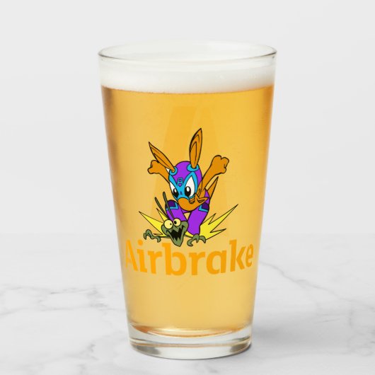 Vliegtuigband Glas (Voorkant gevuld)