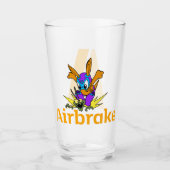 Vliegtuigband Glas (Voorkant)