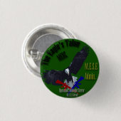 Vliegtuigbedrijf: Midnight Terror Ronde Button 3,2 Cm (Voorkant /achterkant)