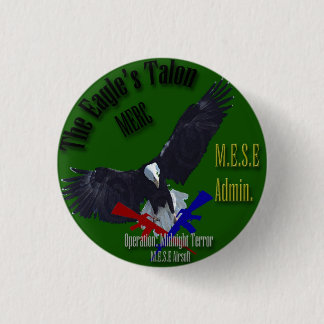 Vliegtuigbedrijf: Midnight Terror Ronde Button 3,2 Cm