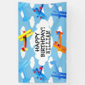 vliegtuigbemanning spandoek (Verticaal)