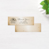 vliegtuigbestemming bruiloft labels mini visitekaartjes (Bureau)