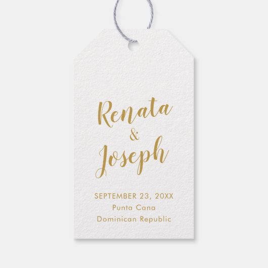 Vliegtuigbestemming Cadeaulabel (Achterkant)