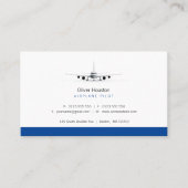 Vliegtuigbestuurder | Luchtvaart Visitekaartje (Voorkant)