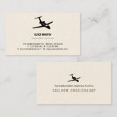 Vliegtuigbestuurder | Luchtvaart Visitekaartje (Voorkant / Achterkant)