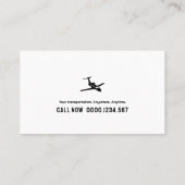 Vliegtuigbestuurder | Luchtvaart Visitekaartje (Achterkant)