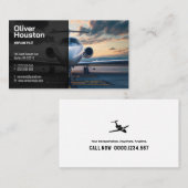 Vliegtuigbestuurder | Luchtvaart Visitekaartje (Voorkant / Achterkant)