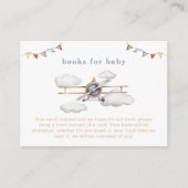 vliegtuigboeken voor Baby-Kaarten Informatiekaartje (Voorkant)