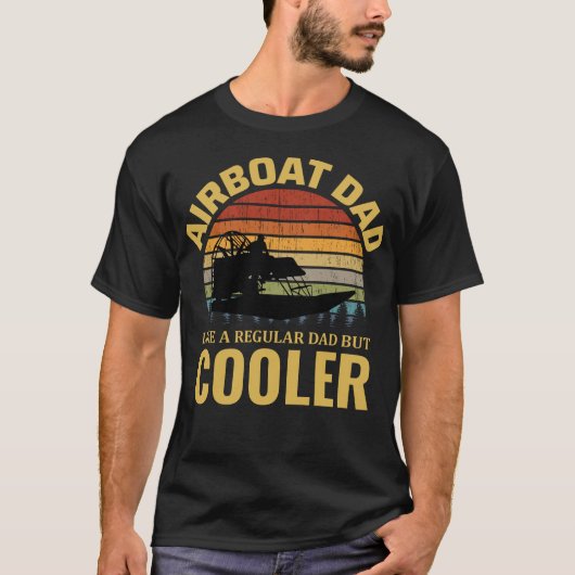 Vliegtuigboot Fanboot Airboeboot Vader T-shirt (Voorkant)