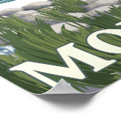 Vliegtuigboot MontanaVintage Travel Poster (Hoek)