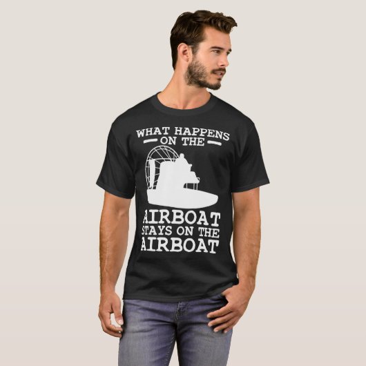 Vliegtuigboot T-shirt (Voorkant volledig)