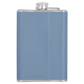 Vliegtuigboot WyomingVintage Travel Poster Heupfles (Achterkant)