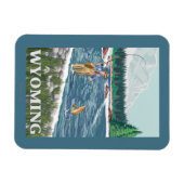 Vliegtuigboot WyomingVintage Travel Poster Magneet (Horizontaal)