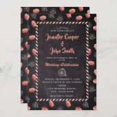 vliegtuigbouw met een Roos-alkbordreis op basis v Kaart (Voorkant / Achterkant)