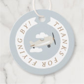  vliegtuigboys Birthday Dank u Bedankjes Labels (Voorkant)