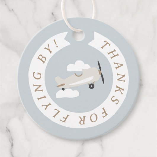  vliegtuigboys Birthday Dank u Bedankjes Labels (Voorkant)