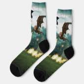 Vliegtuigbreker Dragon Castle Sokken (Links)