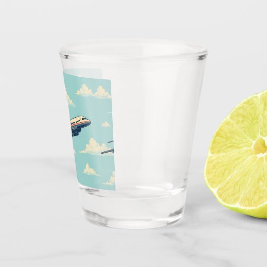 vliegtuigbril shot glas (Rechts)