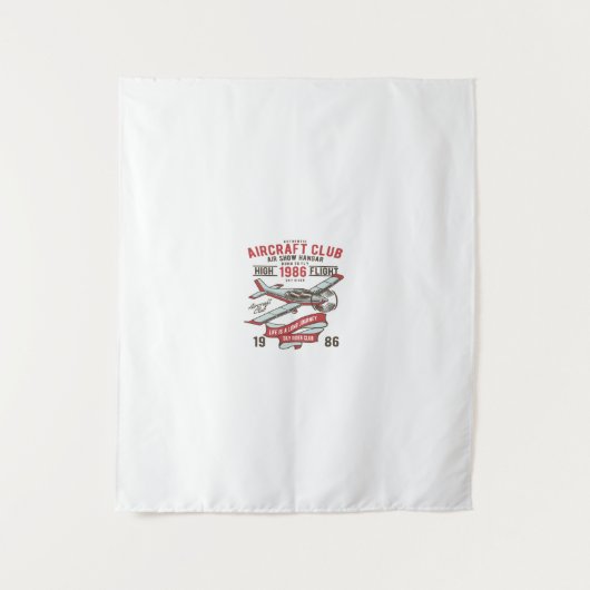 Vliegtuigclub Wandkleed (Voorkant)