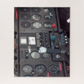 Vliegtuigcockpit Legpuzzel (Verticaal)