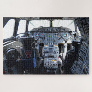 Vliegtuigcockpit Legpuzzel