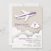 Vliegtuigdag - Aanbesteding Paars Kaart (Voorkant)