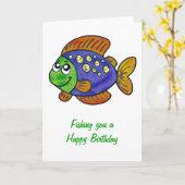 Vliegtuigdag Kaart (Gele Bloem)