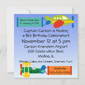 Vliegtuigdag op- en uitstappen kaart (Achterkant)