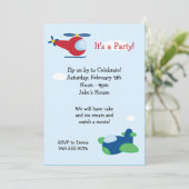 Vliegtuigdag - uitnodiging (Staand voorkant)