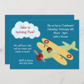 Vliegtuigdag - uitnodiging (Voorkant / Achterkant)