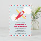 Vliegtuigdag - uitnodiging (Staand voorkant)