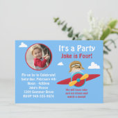 Vliegtuigdag - uitnodiging (Staand voorkant)