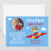 Vliegtuigdag - uitnodiging (Voorkant / Achterkant)