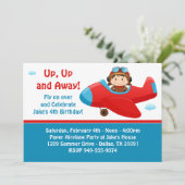 Vliegtuigdag - uitnodiging (Staand voorkant)