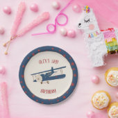 Vliegtuigdagpapieren - Aangepast Bord (Feest)