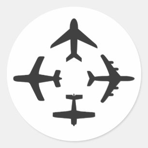 Vliegtuigen 1 Sticker
