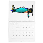 vliegtuigen, 201_ kalender (Feb 2027)