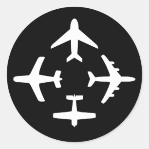 Vliegtuigen 2 Sticker