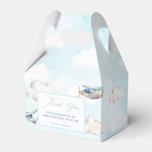 Vliegtuigen Blue Sky White Clouds Baptism Birthday Bedankdoosjes