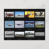 Vliegtuigen Briefkaart (Voorkant)