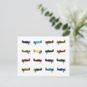 vliegtuigen briefkaart (Staand voorkant)