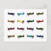 vliegtuigen briefkaart (Voorkant)